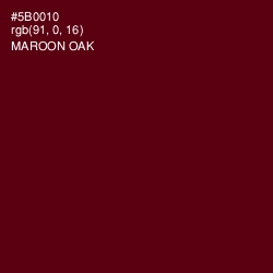 #5B0010 - Maroon Oak Color Image